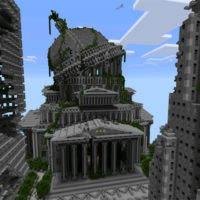 Карта Заброшенный город для Minecraft PE