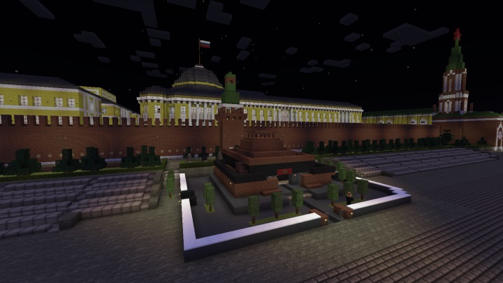 Карта красная площадь для minecraft pe