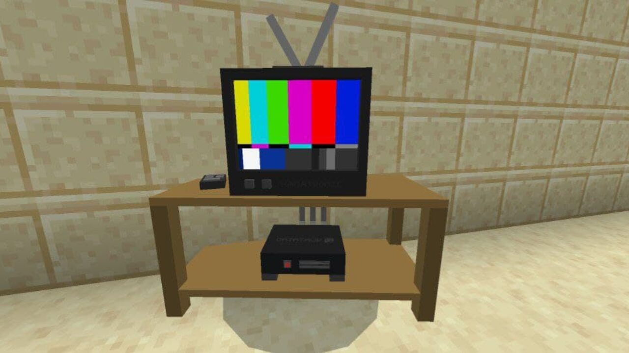 Мод на телевизор для Minecraft PE