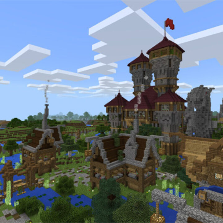 Карта Деревня для Minecraft PE