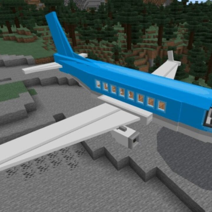 Мод на самолёт для Minecraft PE