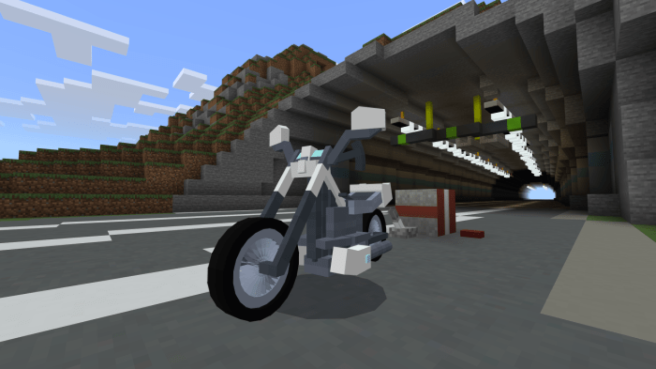 Мод на мотоцикл для Майнкрафт ПЕ