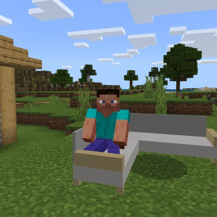 Мод на диван для Minecraft PE