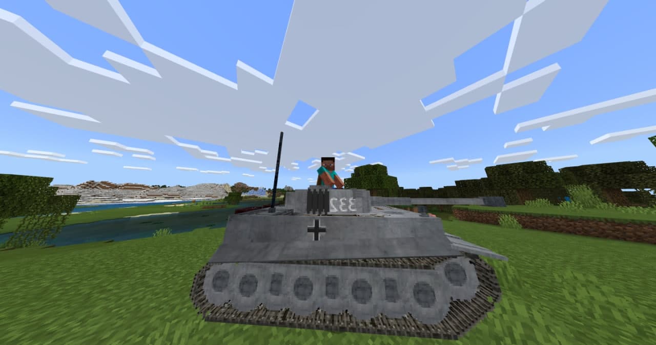 Мод на танк для Minecraft PE