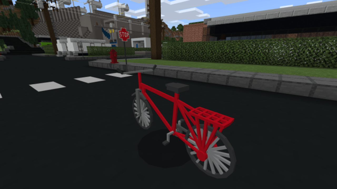 Мод на Велосипед для Minecraft PE