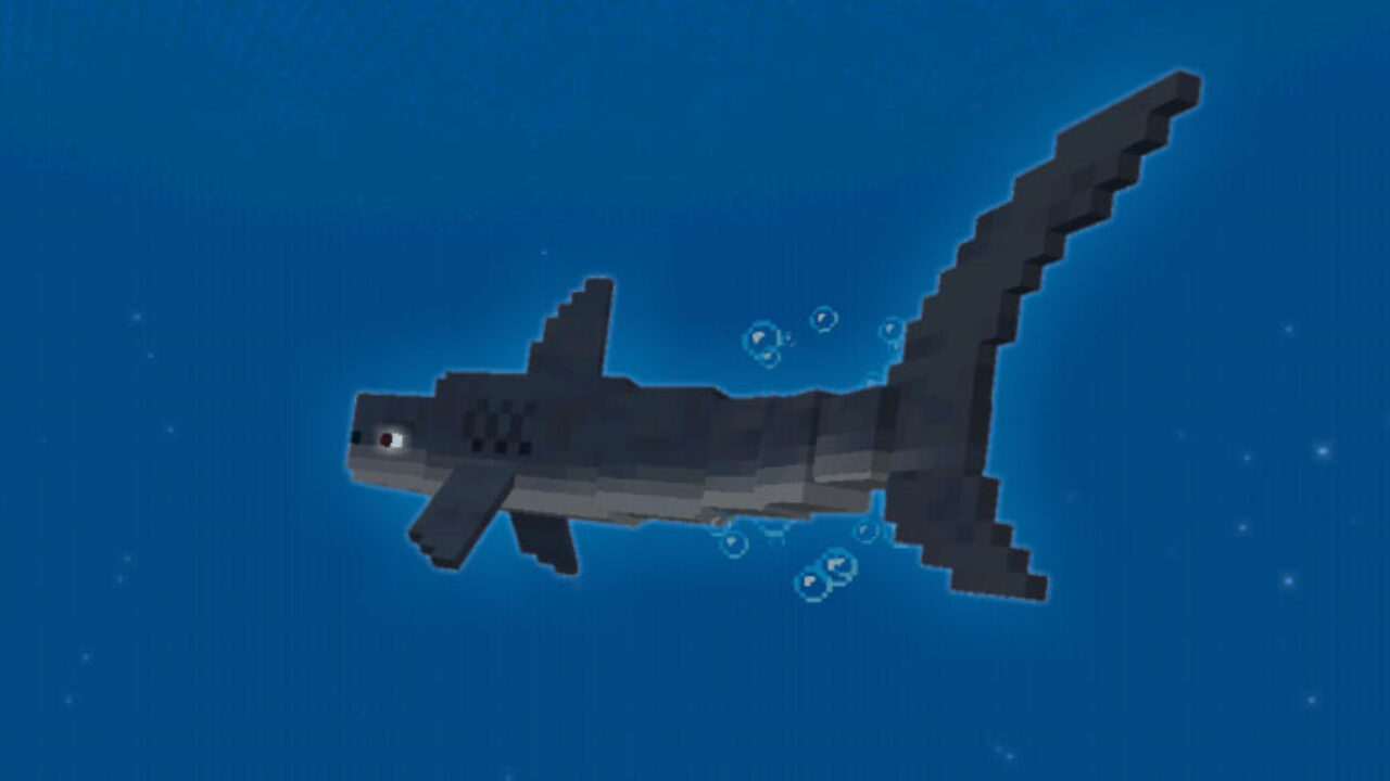 Мод на акулу для Майнкрафт ПЕ
