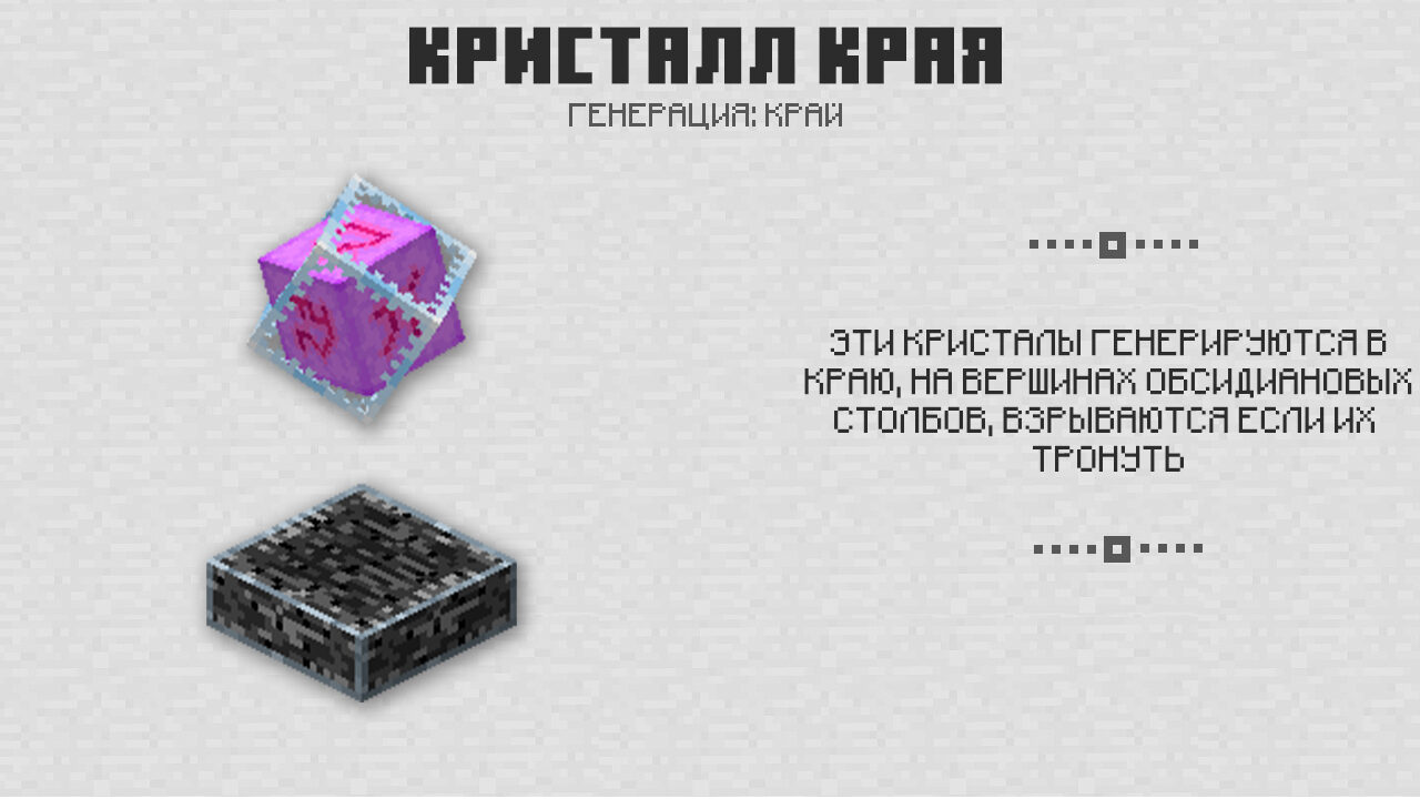 Кристалл Края в Майнкрафт 1.0