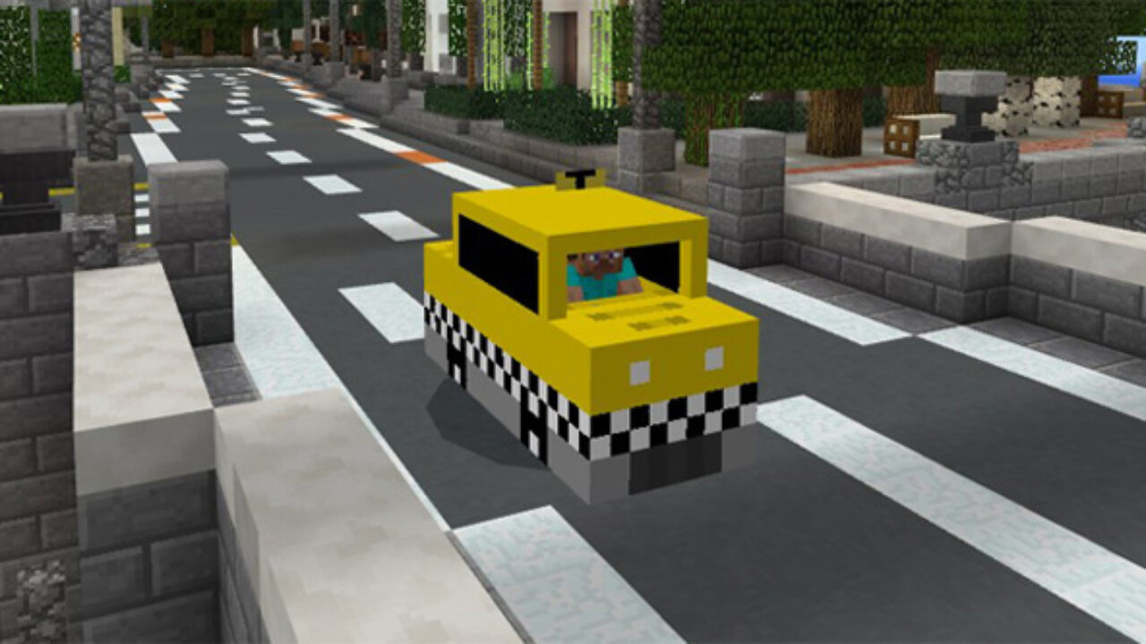 Мод на такси для Майнкрафт ПЕ