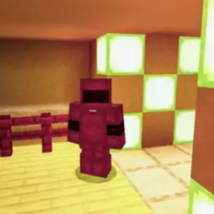 Текстура Among US для Minecraft PE