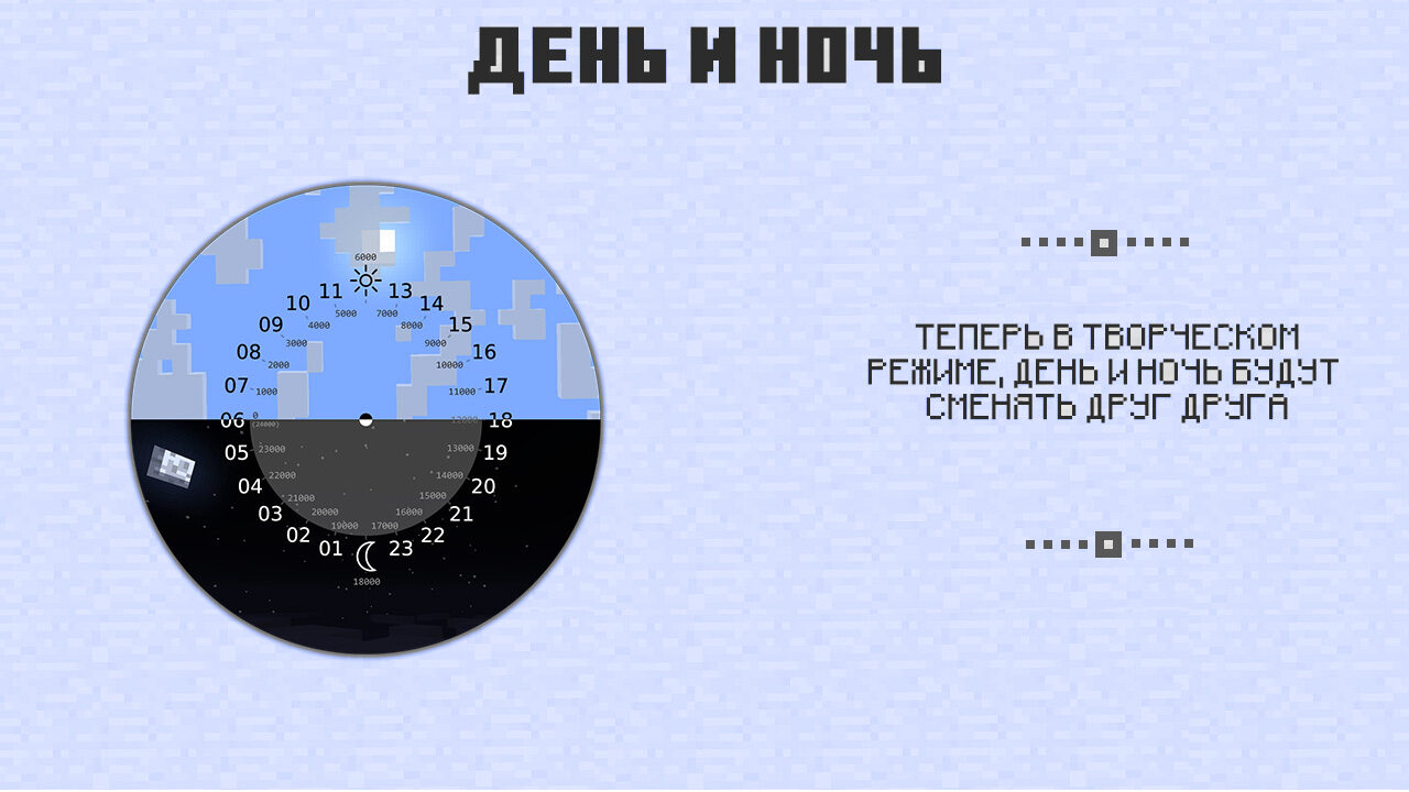 День и ночь в Майнкрафт 0.10