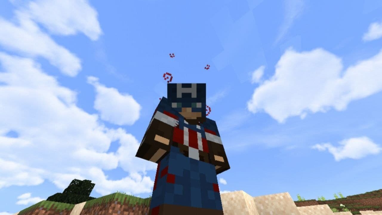 Мод на Капитана Америку для Minecraft PE