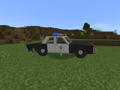 Мод на Полицейскую машину для Minecraft PE
