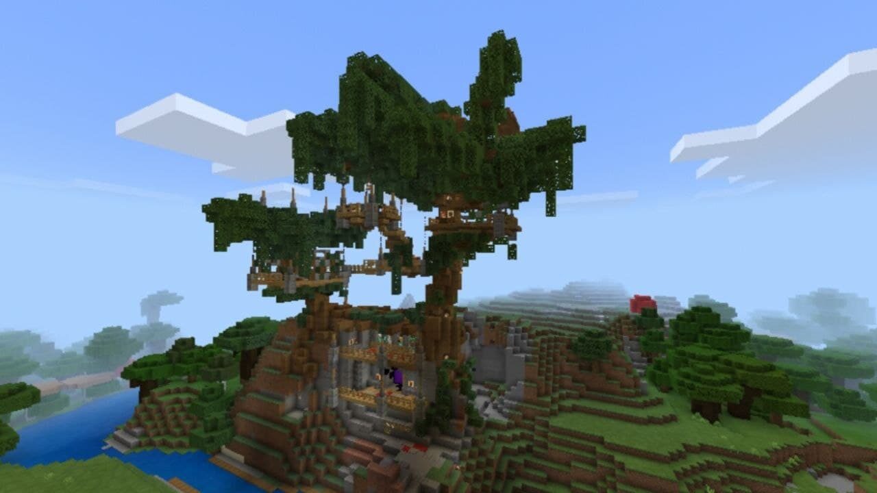 Карта на Дом на Дереве для Minecraft PE