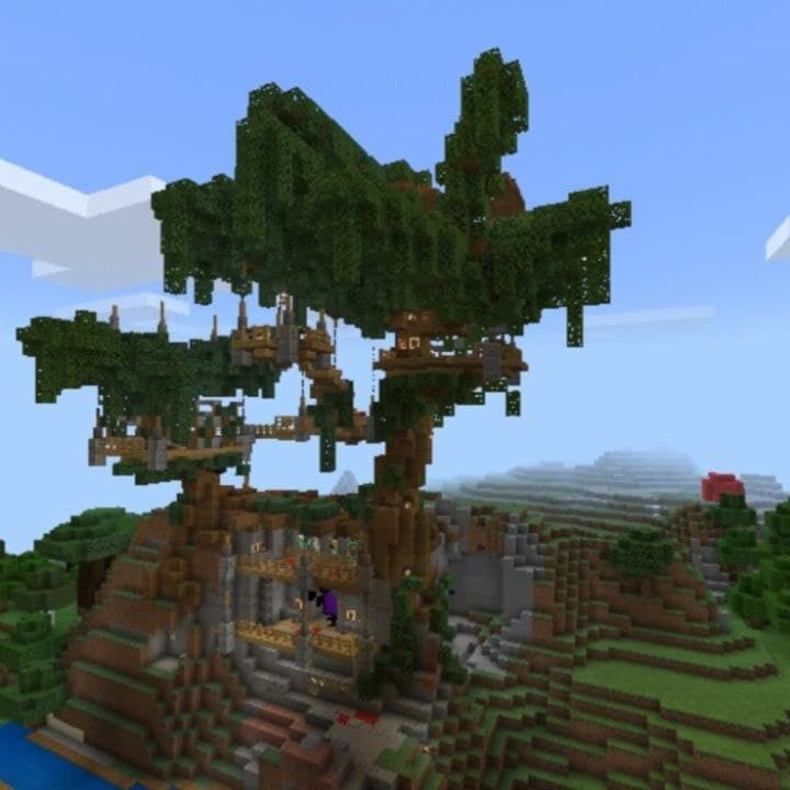 Карта на Дом на Дереве для Minecraft PE