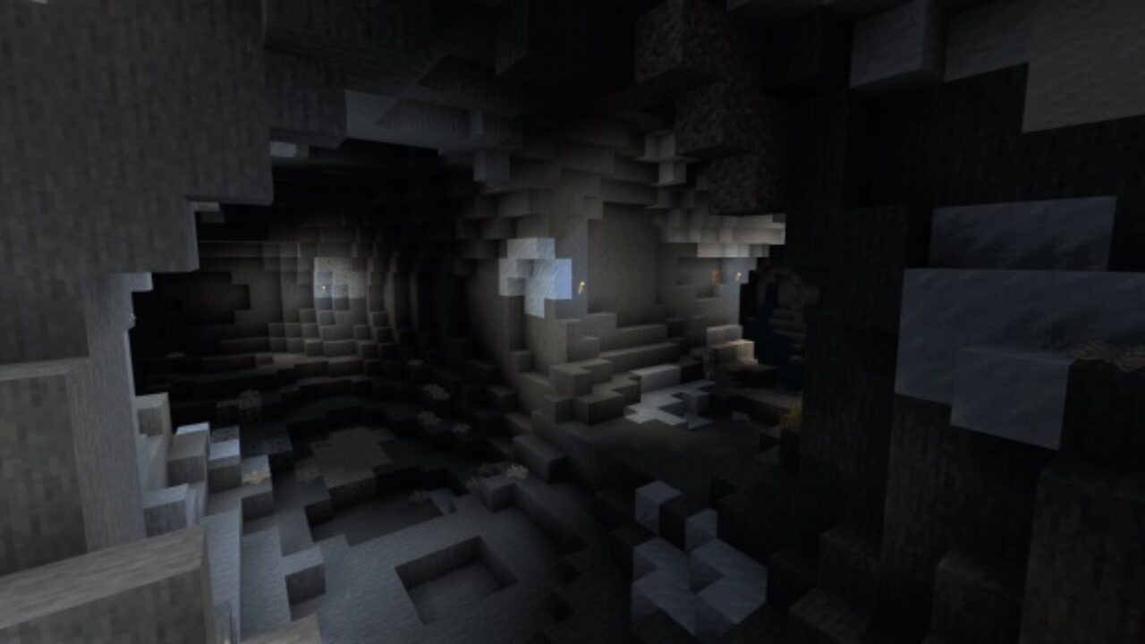 Мод на Новые пещеры для Minecraft PE