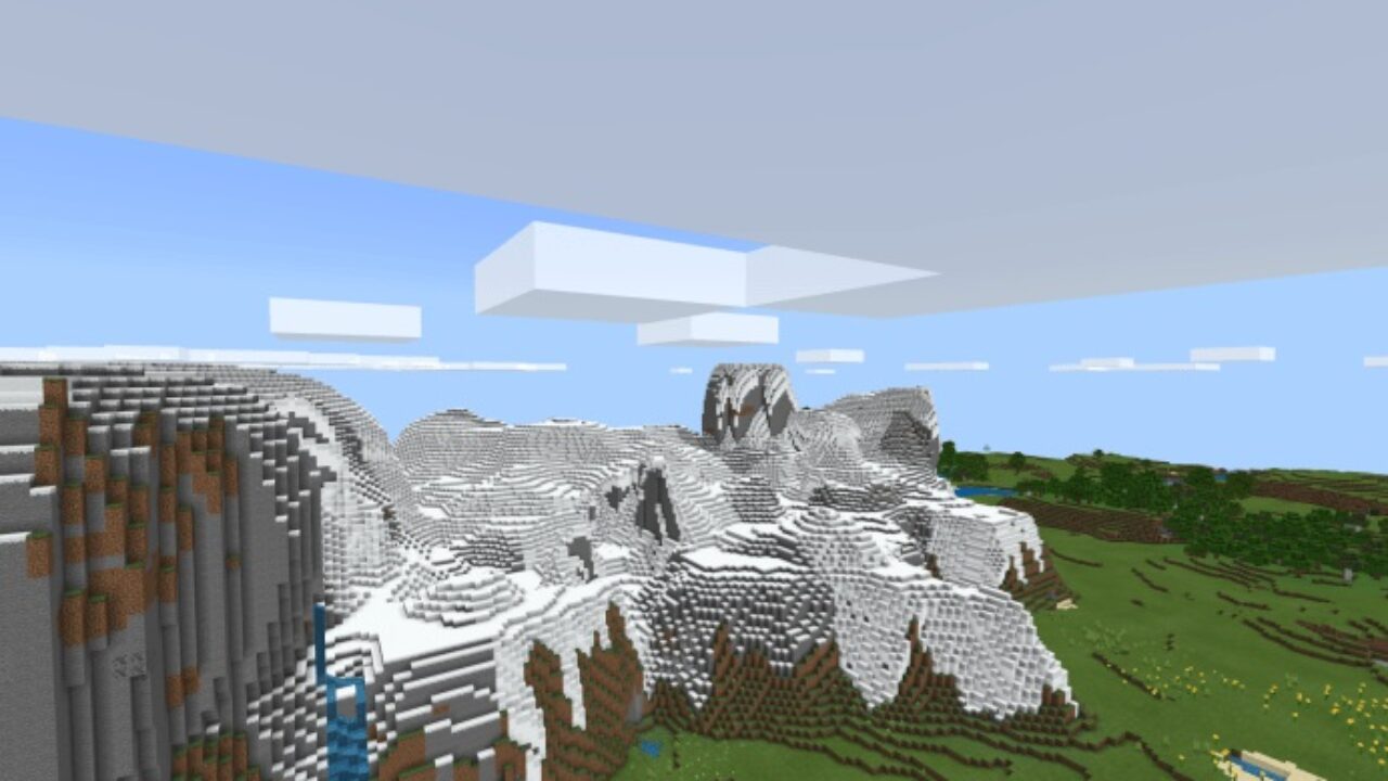 Мод на Горы для Minecraft PE