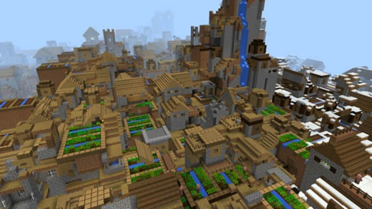 Мод на Город для Minecraft PE