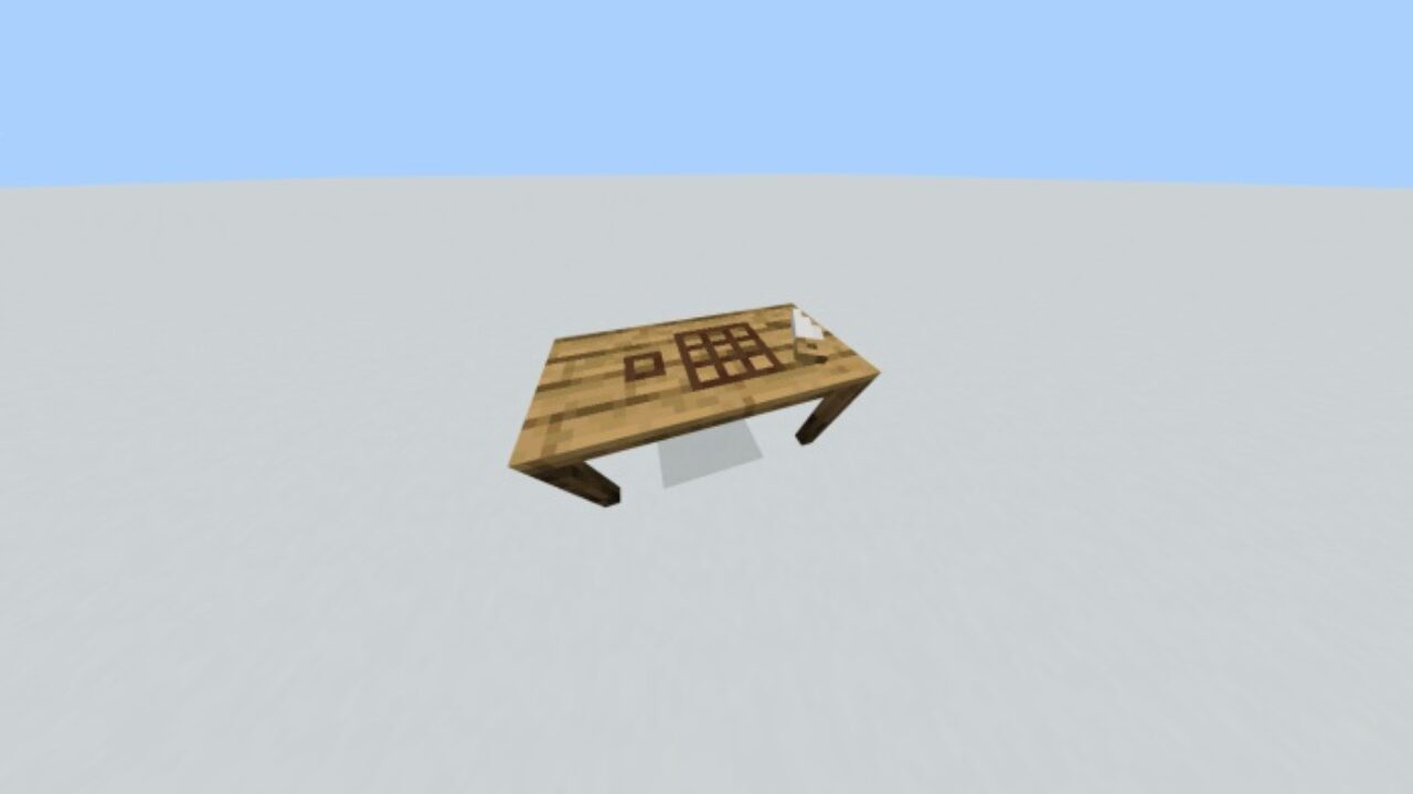 Мод на Стол для Minecraft PE