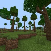 Мод на Dynamic trees для Minecraft PE