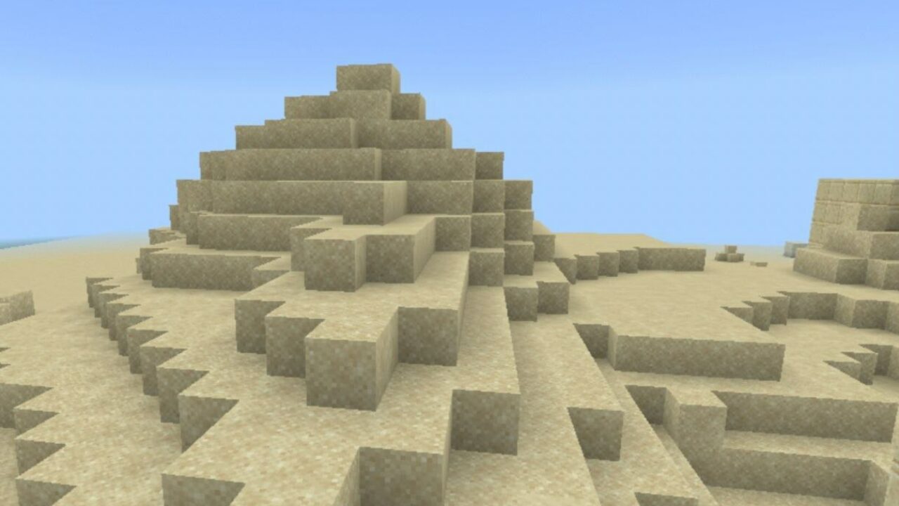Пирамиды с Карты на Выживание в пустыне для Майнкрафт ПЕ