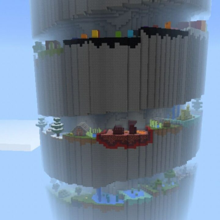 Карты на Паркур Спираль для Minecraft PE