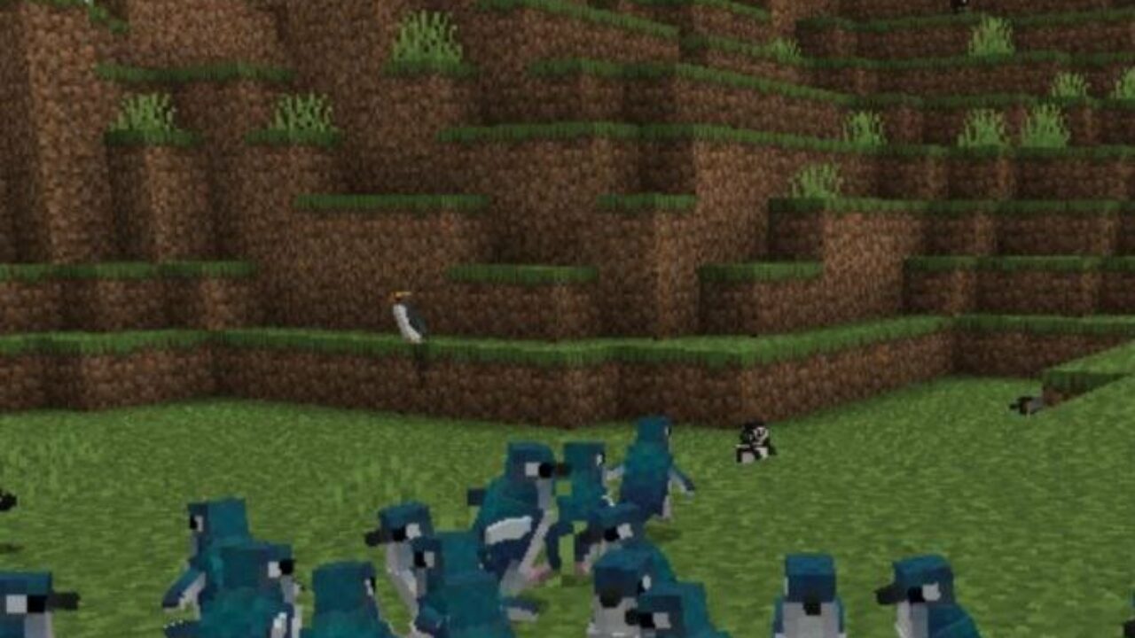 Мод на Пингвинов для Minecraft PE