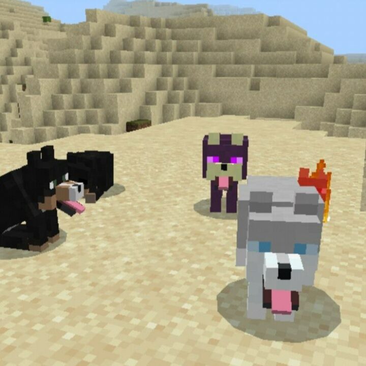 Мод на Волка для Minecraft PE