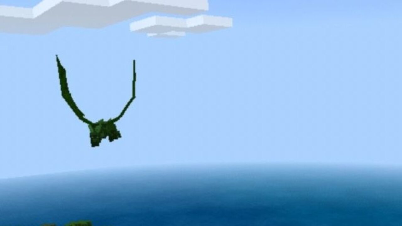 Мод на Выращивание Дракона для Minecraft PE