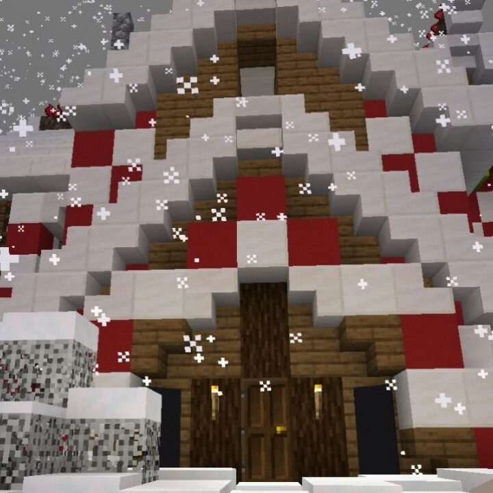 Карта на Новый год для Minecraft PE