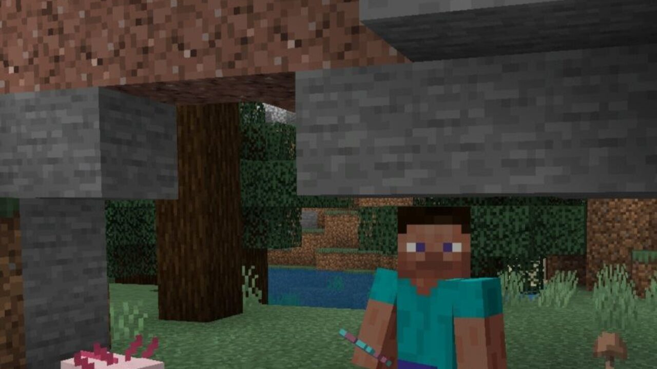 Мод на Аксолотлей для Minecraft PE