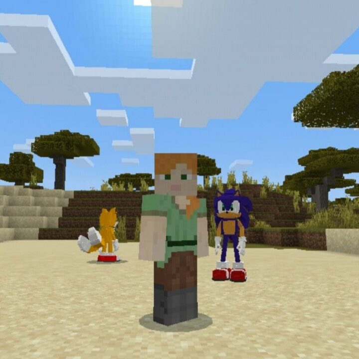 Мод на Соника для Minecraft PE