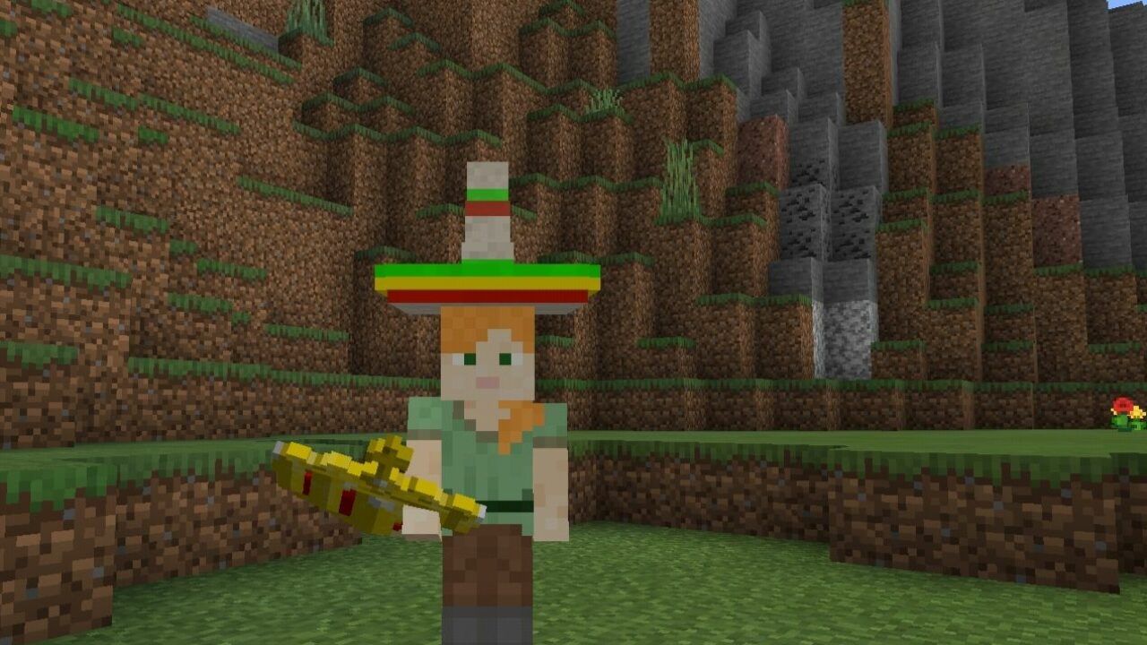 Мексиканская из мода на шапки для Майнкрафт ПЕ