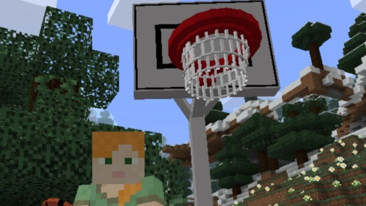 Мод на Баскетбол для Minecraft PE