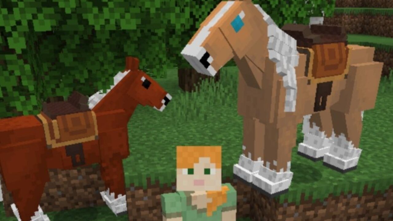 Мод на Конный спорт для Minecraft PE