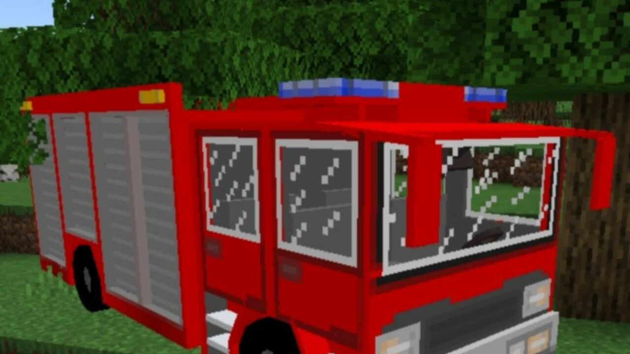 Мод на Пожарную Машину для Minecraft PE