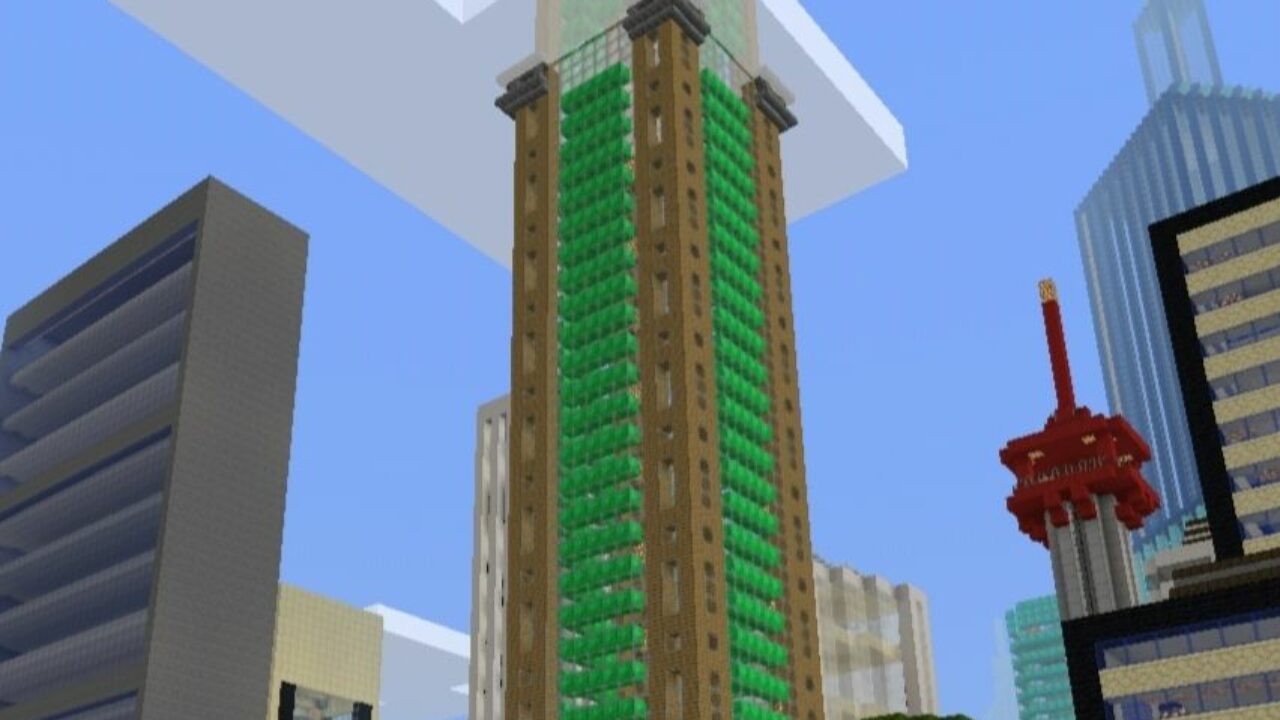 Карты на Город с квартирами для Minecraft PE