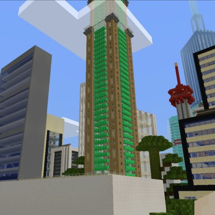 Карты на Город с квартирами для Minecraft PE
