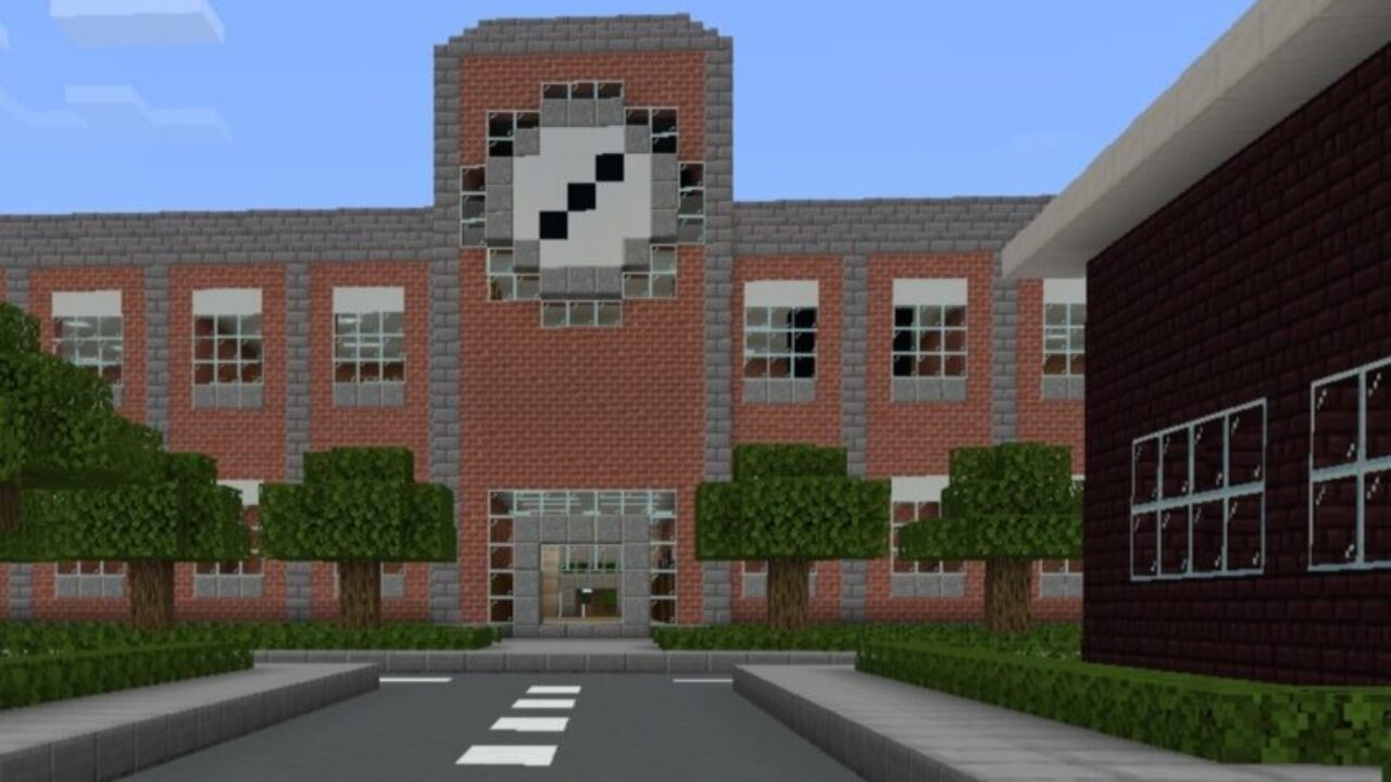 Карты на Город со школой для Minecraft PE