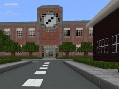 Карты на Город со школой для Minecraft PE
