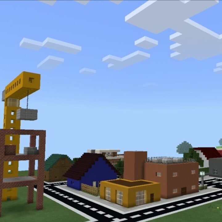 Карты на Маленький город для Minecraft PE