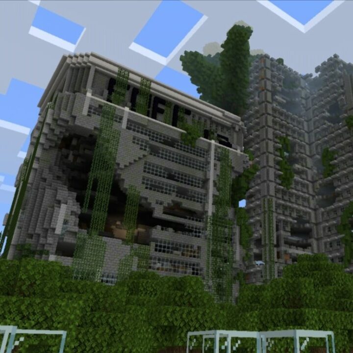 Карты на Разрушенный город для Minecraft PE