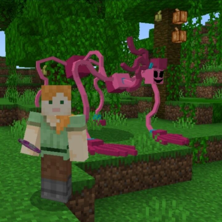 Мод на Маму длинные ноги для Minecraft PE