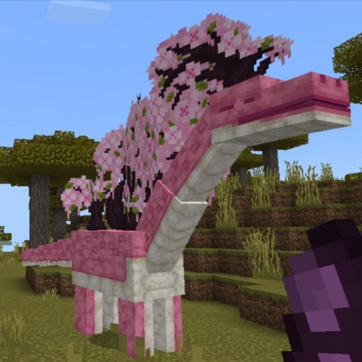 Мод на Вишневый биом для Minecraft PE