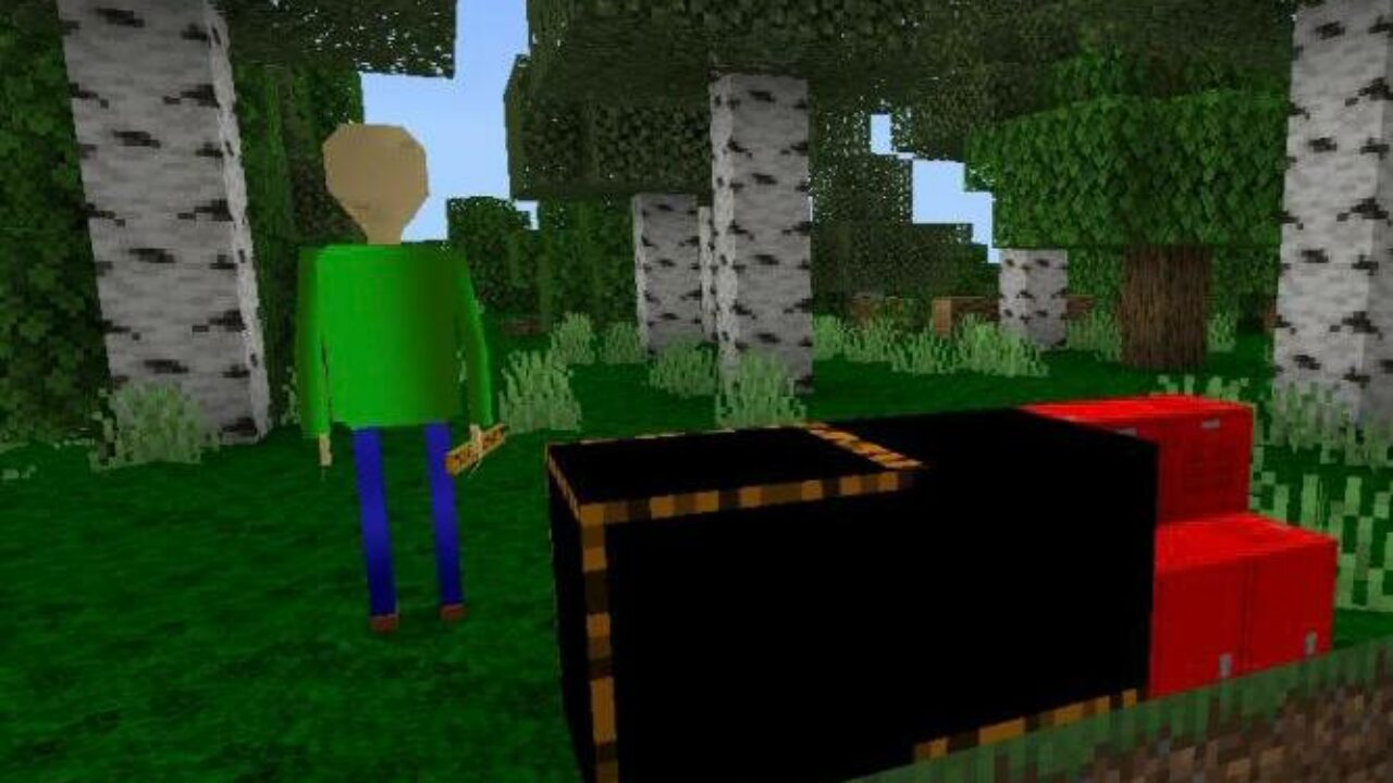 Предмет из мода про Балди для Minecraft PE