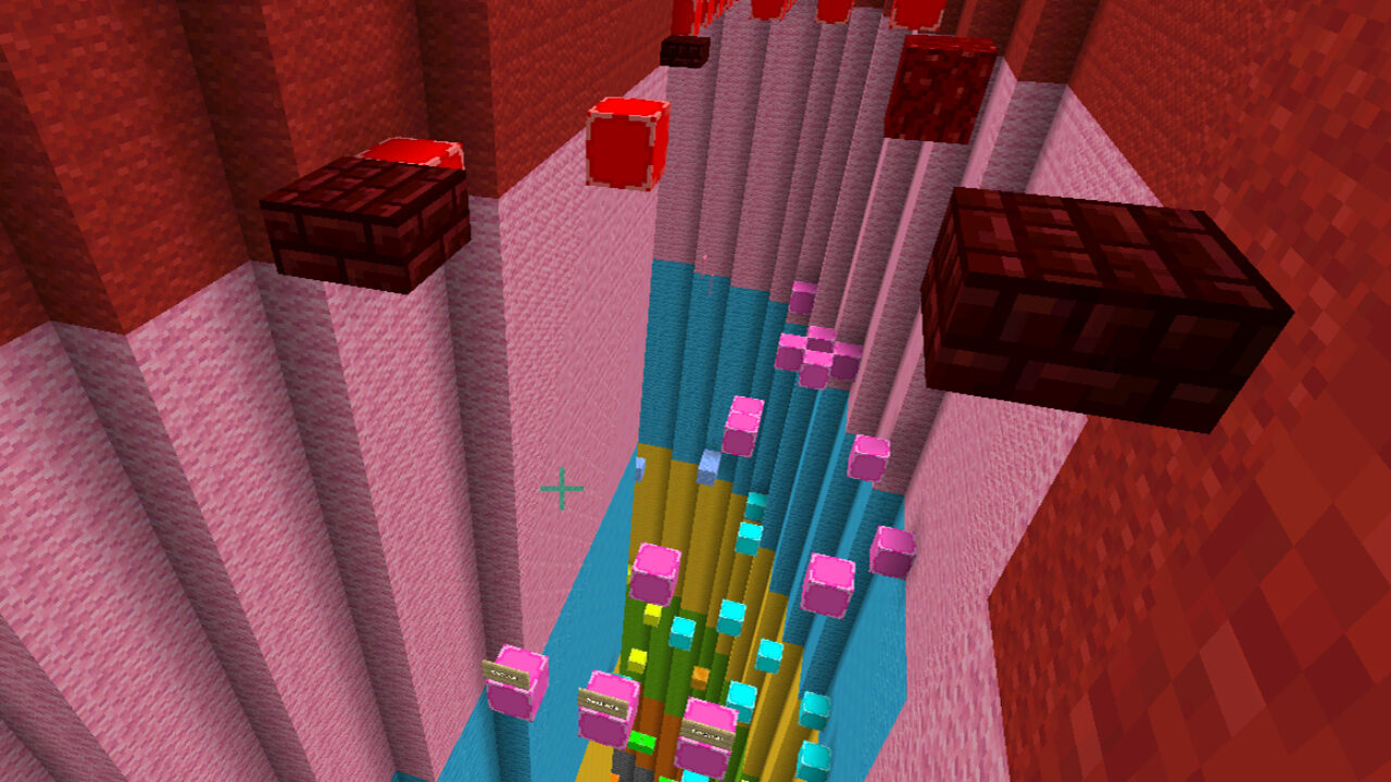 Радужный этап из Карты на Паркур для Двоих в Minecraft PE