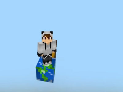 Карта на 1 Бесконечный Блок для Minecraft PE