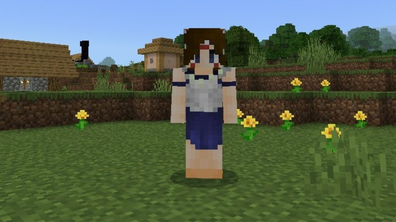 Скины Аниме Девочка для Minecraft PE