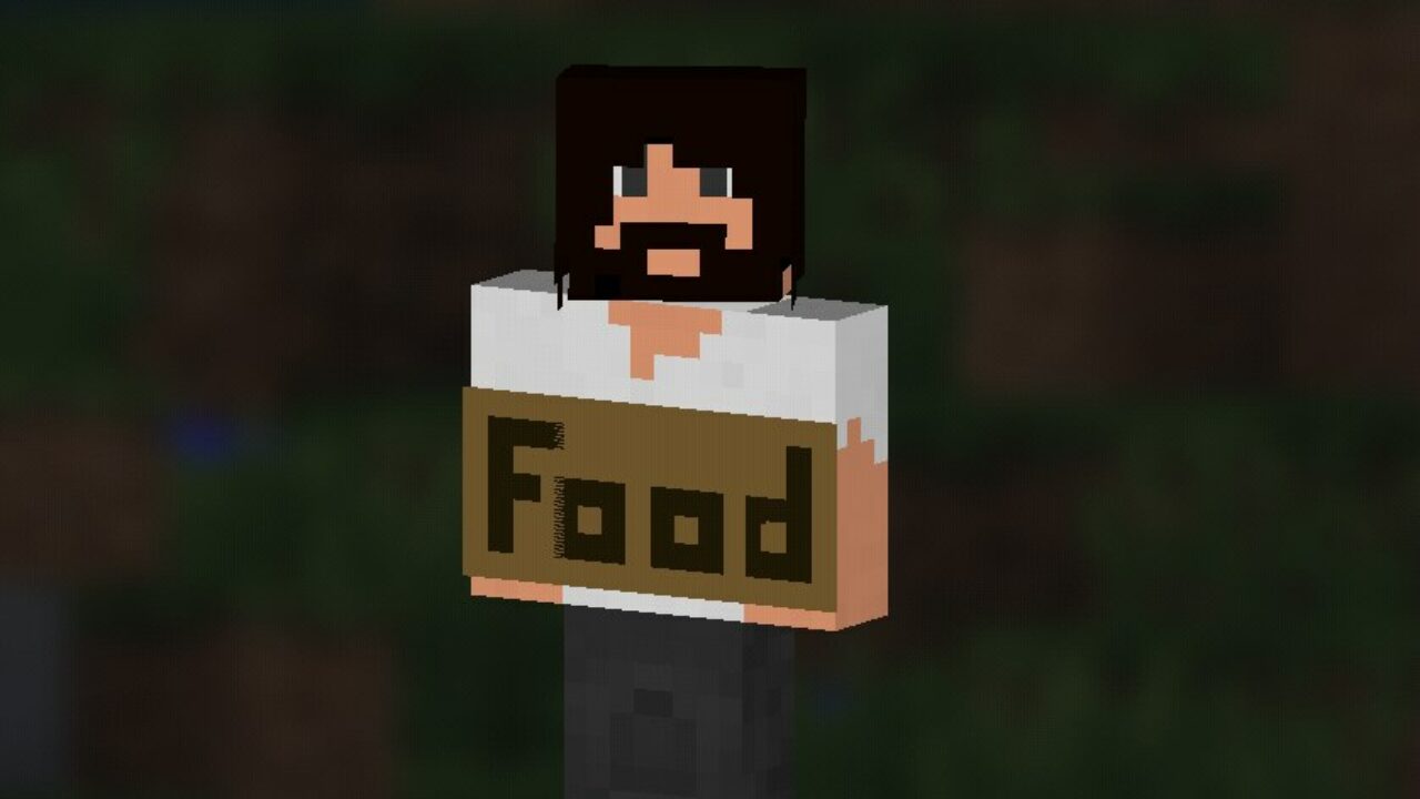 Скины Бомжа для Minecraft PE