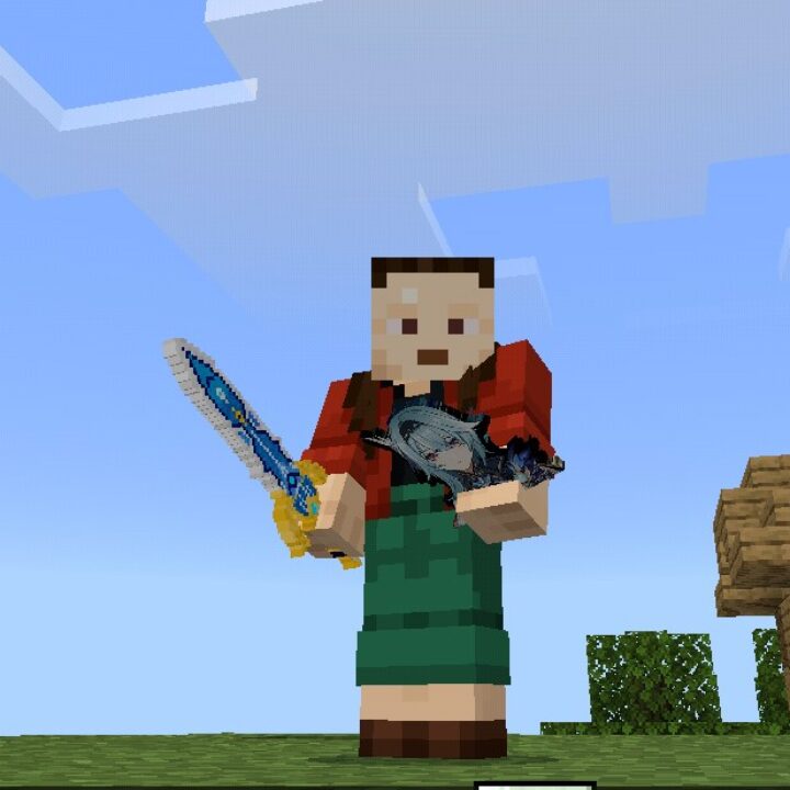 Текстуры Геншин Импакт для Minecraft PE