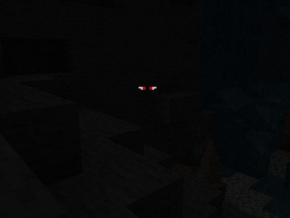 Мод на Глаза в Темноте для Minecraft PE